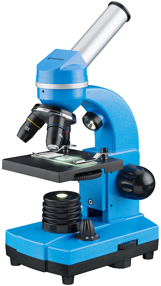 Bresser Junior Biolux SEL 40-1600x (74322) - син детски микроскоп