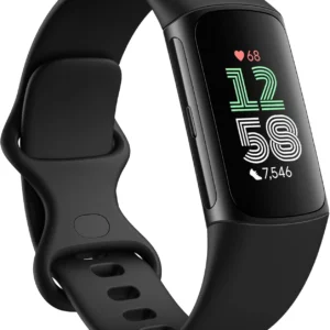 Google Fitbit Charge 6 Obsidian Black Aluminum - смарт часовник