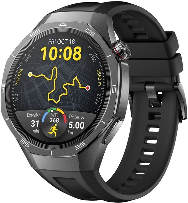 Huawei Watch GT 6 Pro 46mm (Atum-B29F) Black Fluoroelastomer Strap - смарт часовник