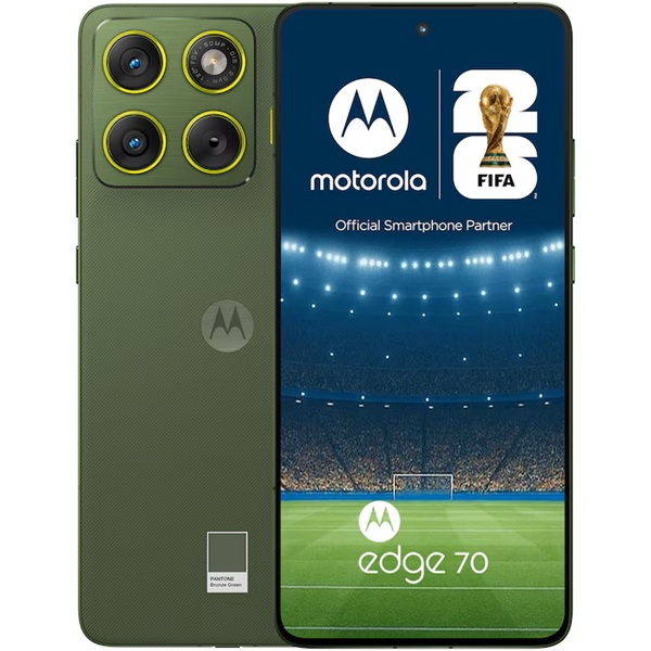 Motorola Moto Edge 70 5G 12GB RAM 512GB Bronze Green - мобилен телефон