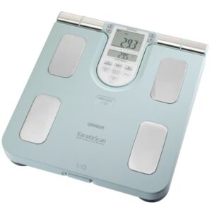 Omron BF-511 Turquoise (HBF-511T-E) - кантар анализатор за измерване на мазнини и тегло